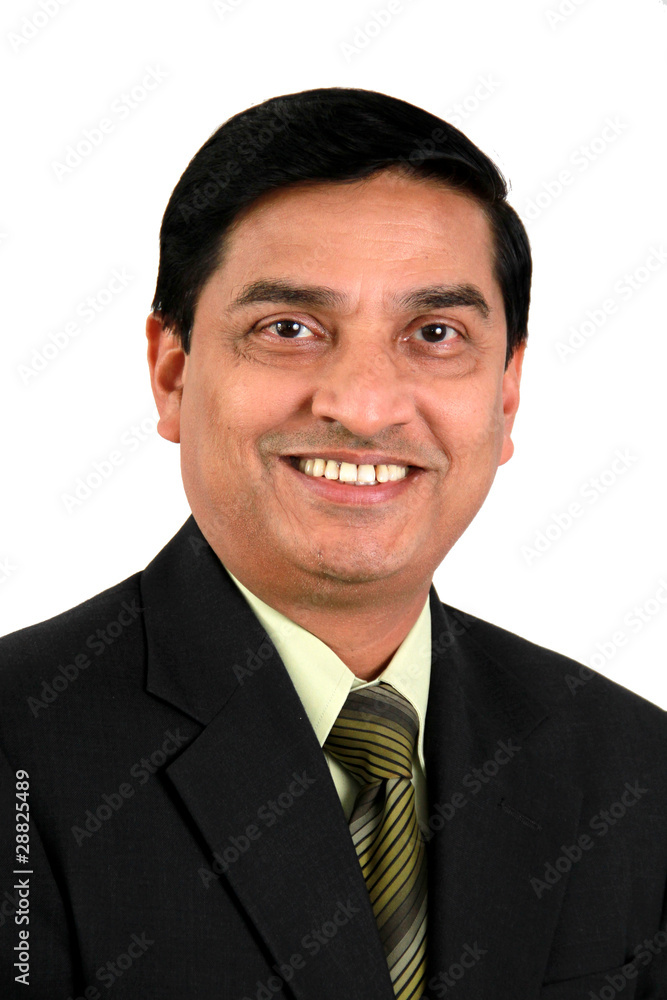 Indian business man. Isolated on white background. Indian business man. Isolated on white background.