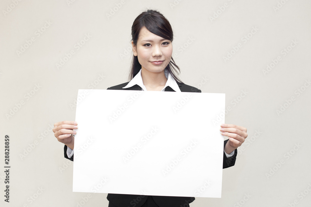 a portrait of young business woman a portrait of young business woman