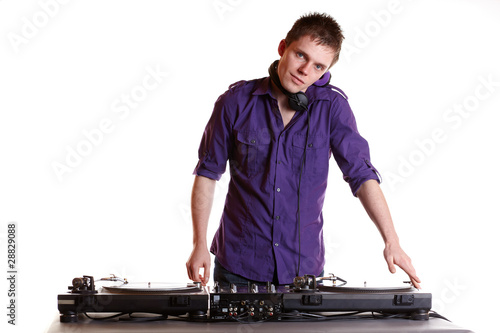 DJ am Turntable