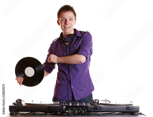 DJ am Turntable