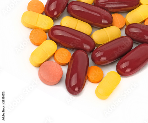 Close up of pills
