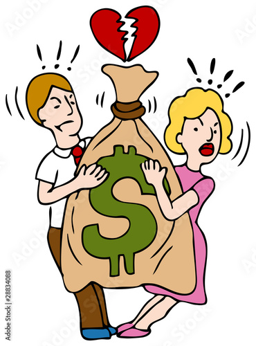 Couple Fighting Over Money