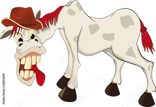 horse caricature