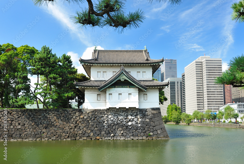 Naklejka premium Imperial palace in Tokyo