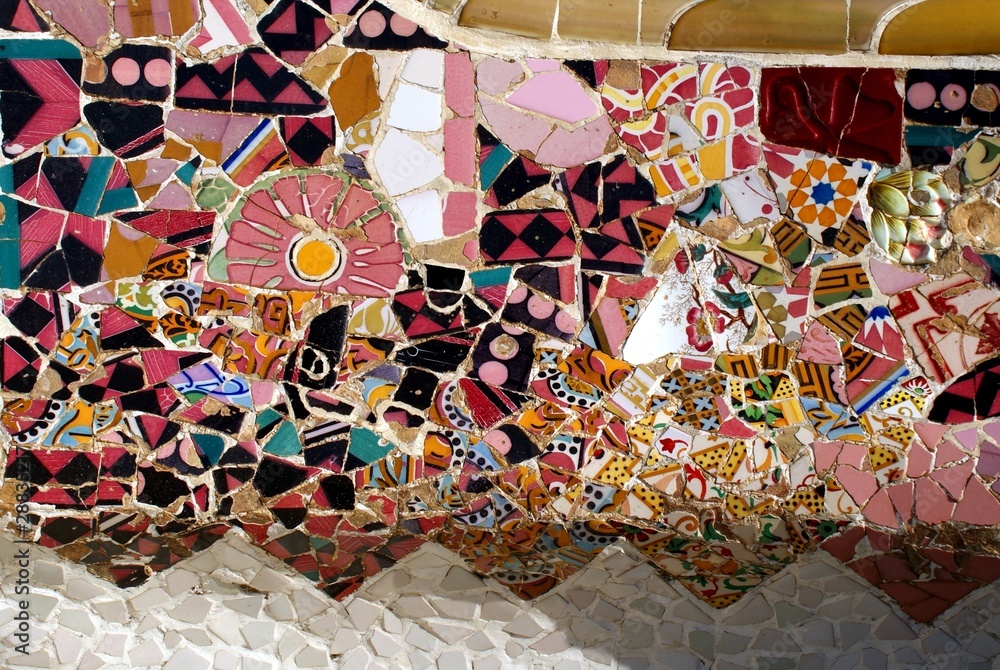 Fototapeta premium Floral Mosaic Pattern