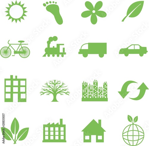 green ecology symbols