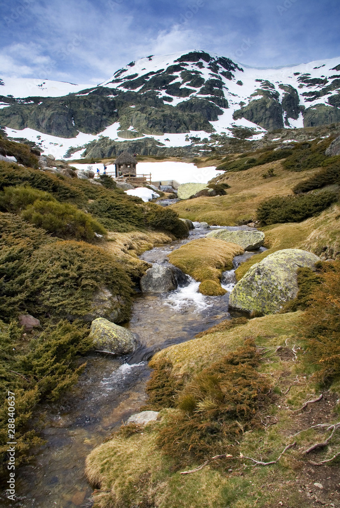 Creek in the Sierra de Guadarrama - Near Madrid Creek in the Sierra de Guadarrama - Near Madrid
