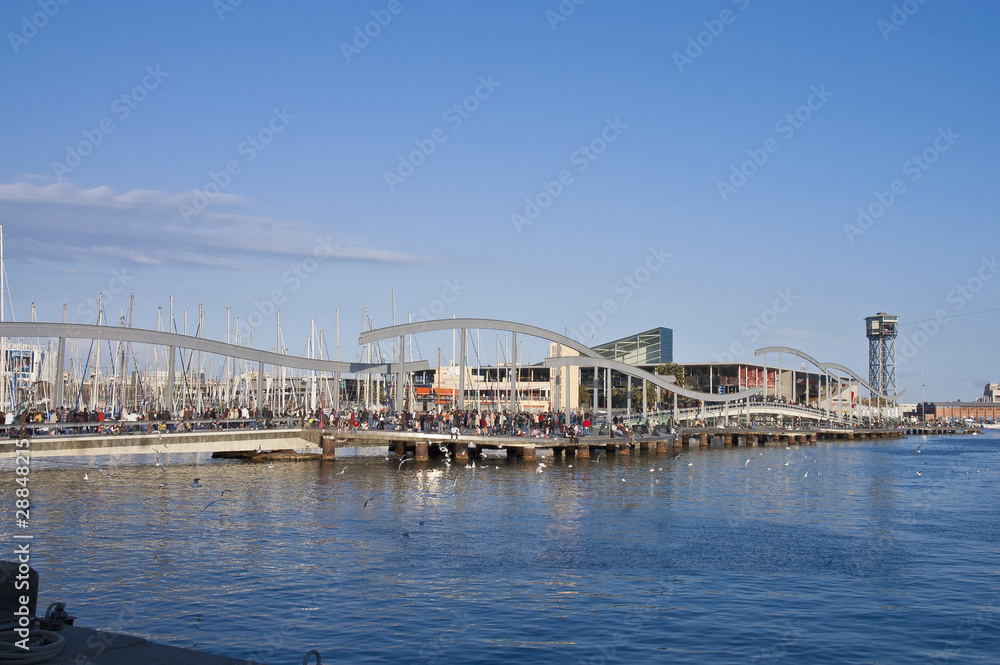 De la Fusta Pier located at Barcelona, Spain