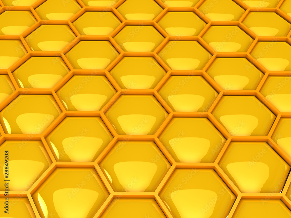 Gold honeycombs Gold honeycombs