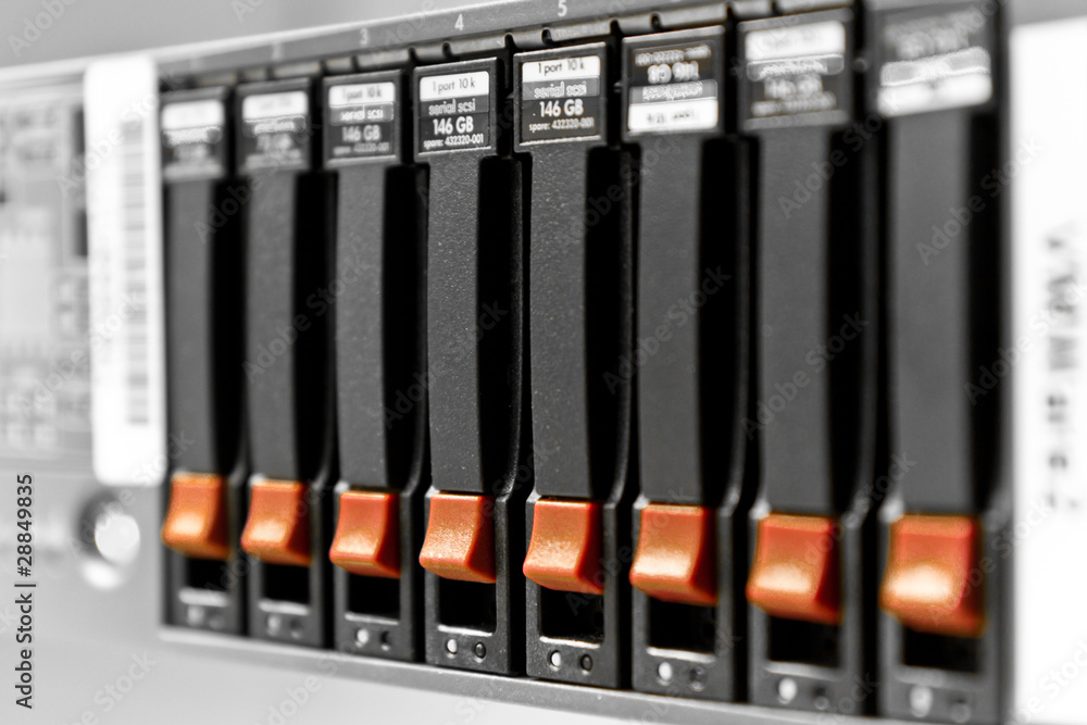 cluster of hard drives cluster of hard drives