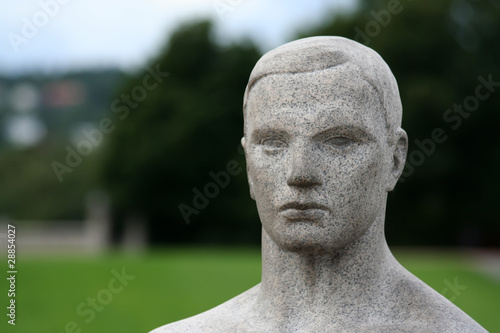 Canvas Print Vigeland park in Oslo, Norway