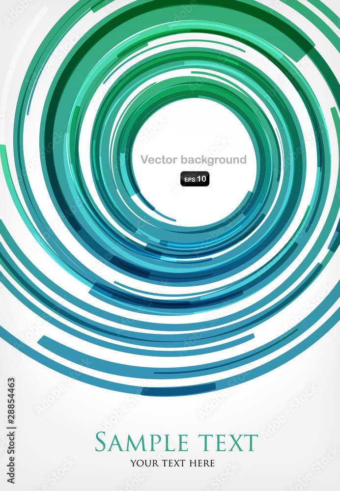 Fototapeta premium Nice abstract modern background with round shapes