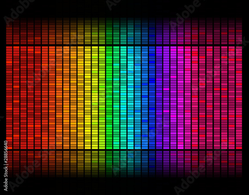 pattern of digital sound equalize