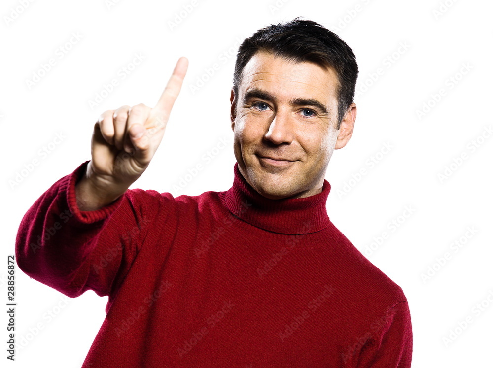 caucasian man one 1 caucasian man one 1