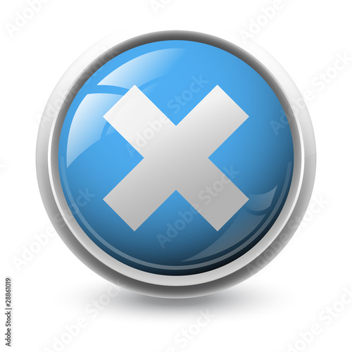 Symbole vectoriel croix annulation 03