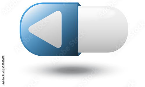 Symbole vectoriel flèche gauche 14