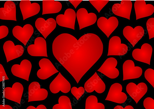 sfondo di cuori