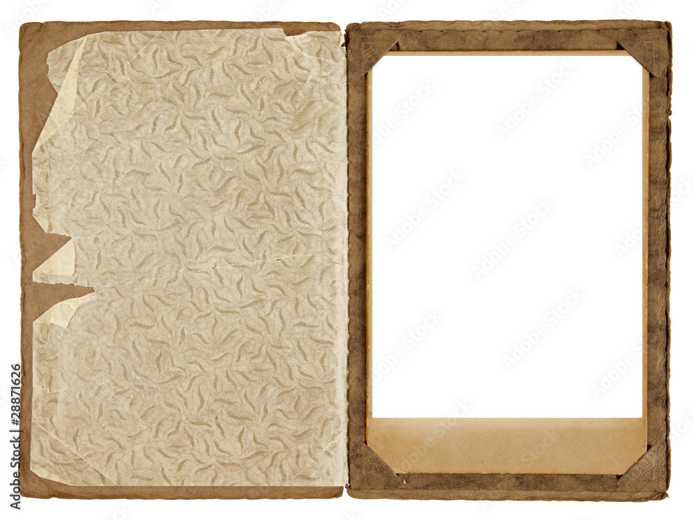 Fototapeta premium Old photograph frame