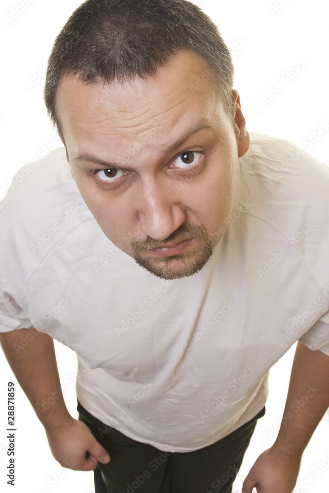 Obraz premium exhausted man in a track suit