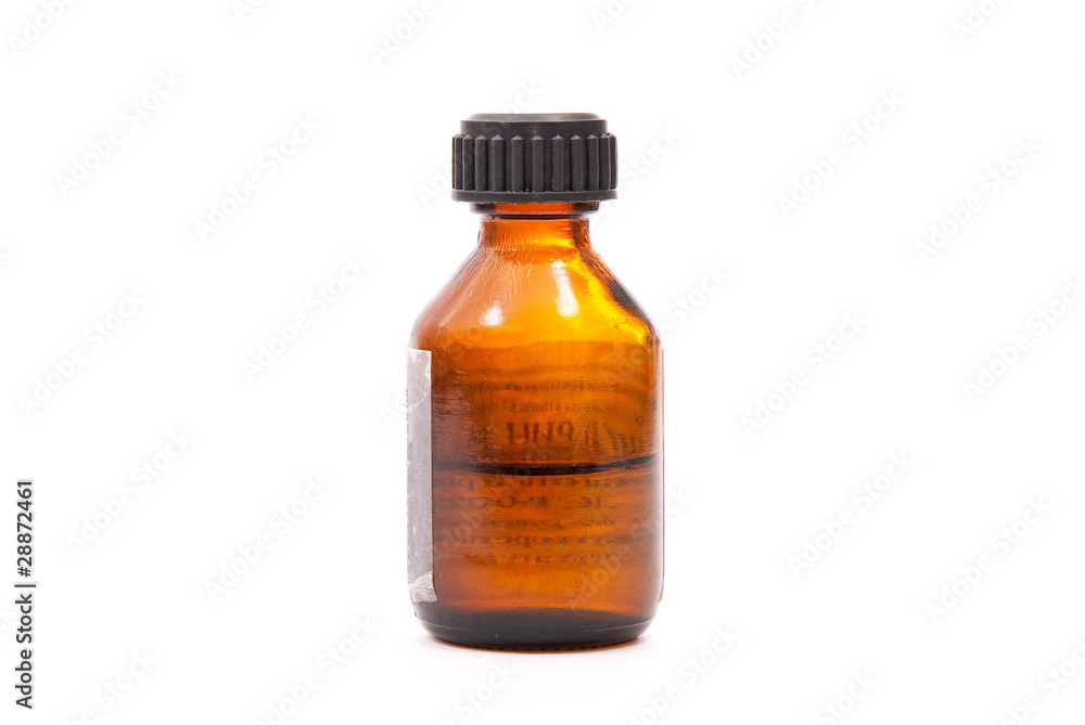 Bottle with liquid medicine Bottle with liquid medicine