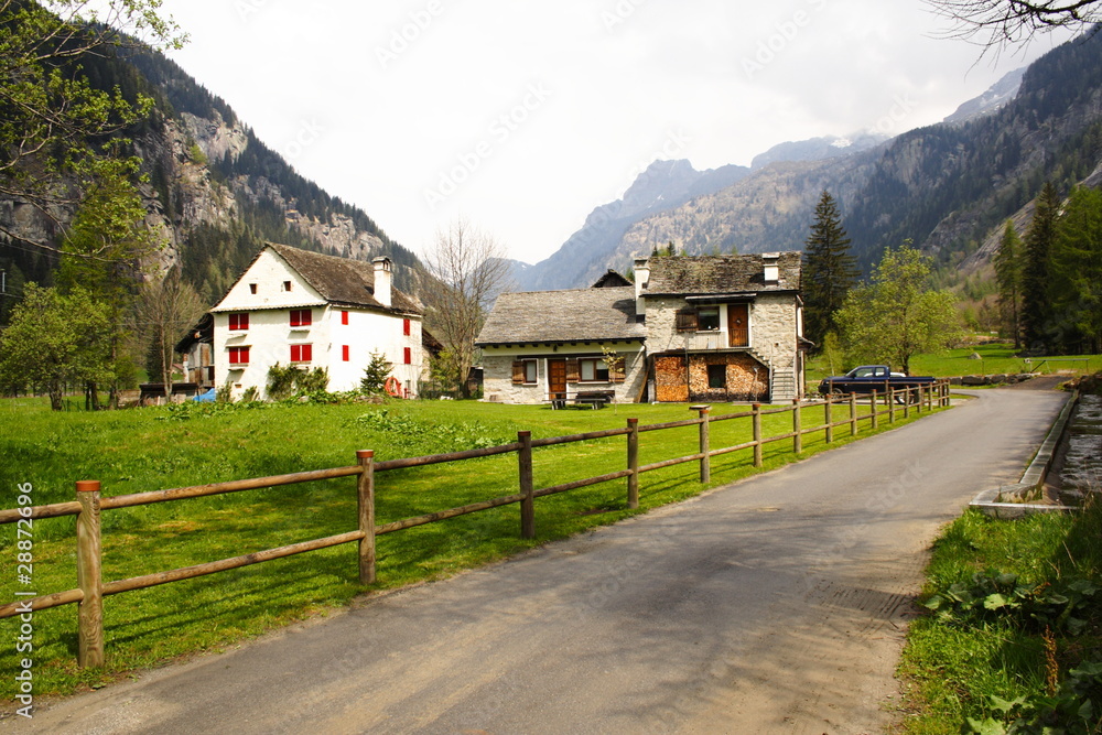 Village of mountain