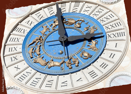 Roman Zodiac Clock