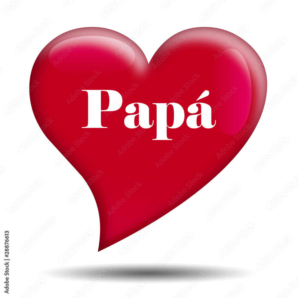 Corazon brillante texto Papá Corazon brillante texto Papá