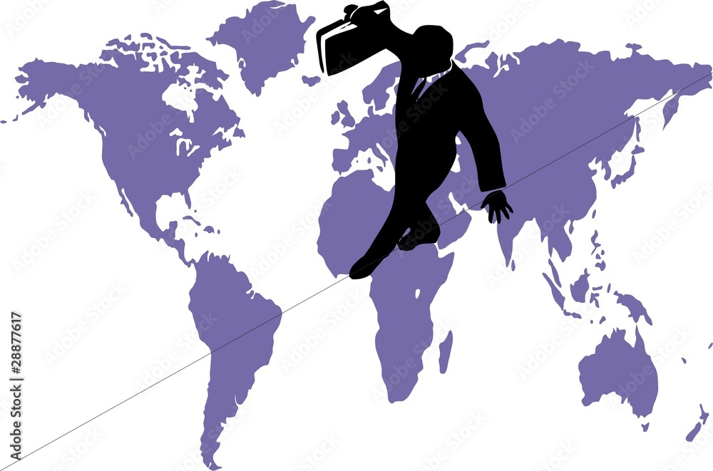 Fototapeta premium equilibrio mundo