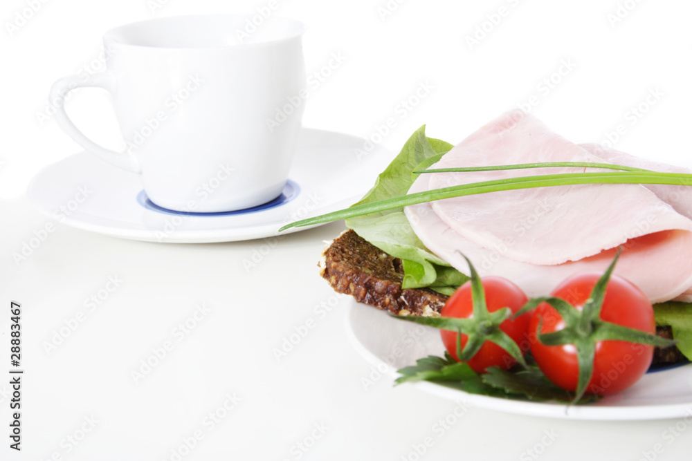 Vollkornbrot mit Kochschinken Vollkornbrot mit Kochschinken