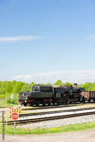 steam locomotive in Tuzla region, Bosnia and Herzegovina