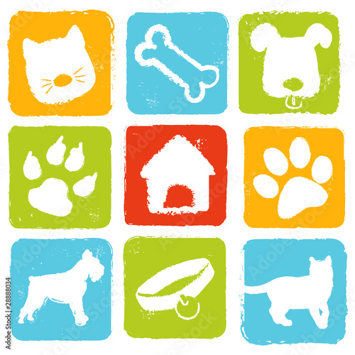 icones chien et chat