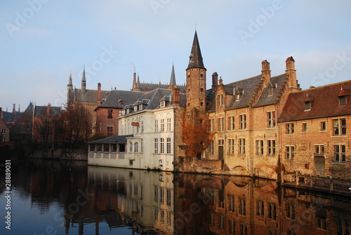Historical buildings in Bruges