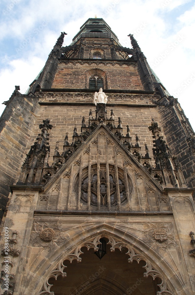 Fototapeta premium Zwickauer Dom - Westseite