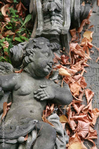 Autumn on an old cemetery