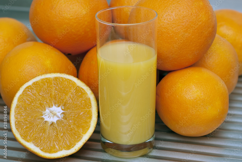 Arance e succo