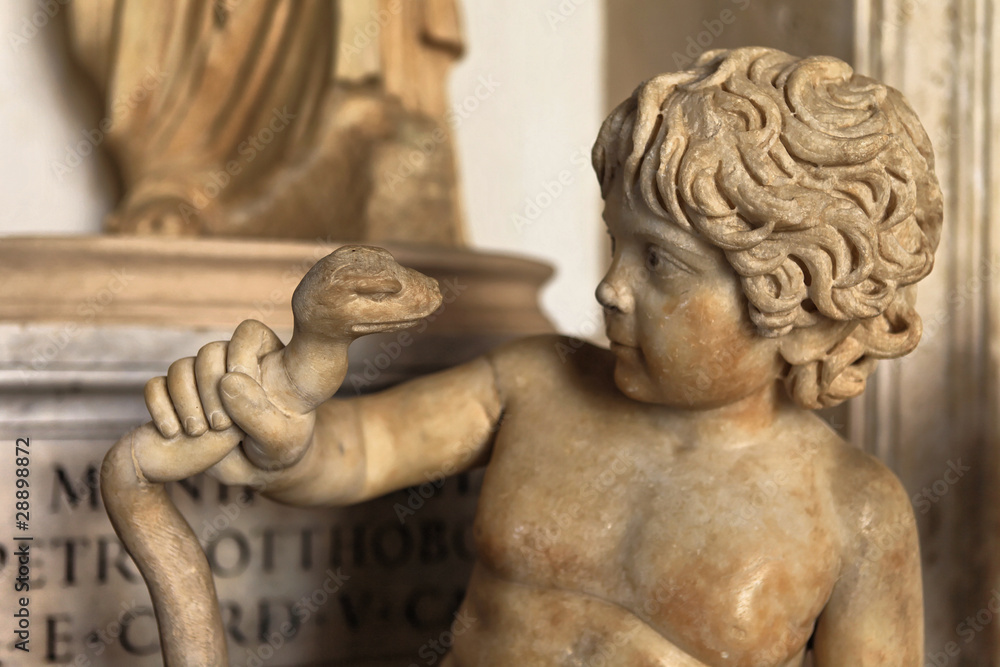 Obraz premium Hercule et le serpent