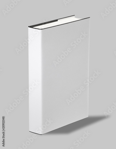 Blank book cover w clipping path