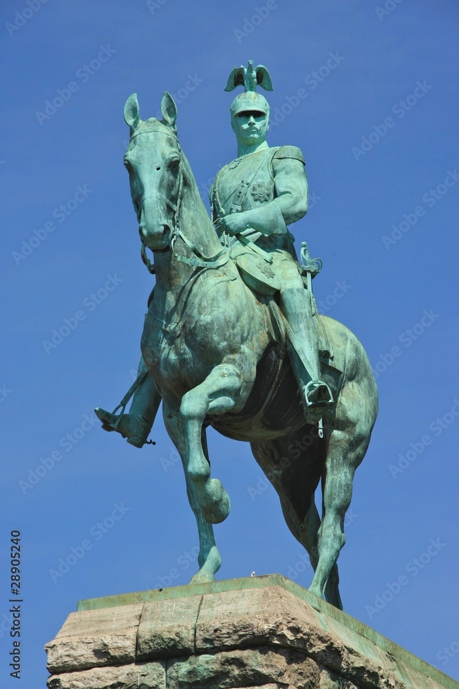 Statue eines Generals auf seinem Pferd