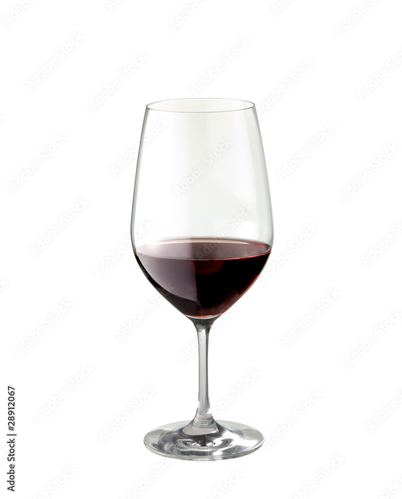 Weinglas mit Rotwein Weinglas mit Rotwein
