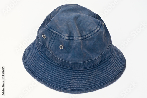Blue hat isolated on white background