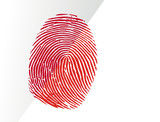 Bloody fingerprint