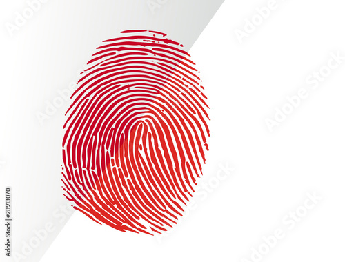 Bloody fingerprint