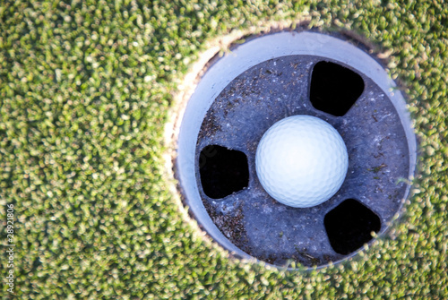 Golf Ball in the Hole