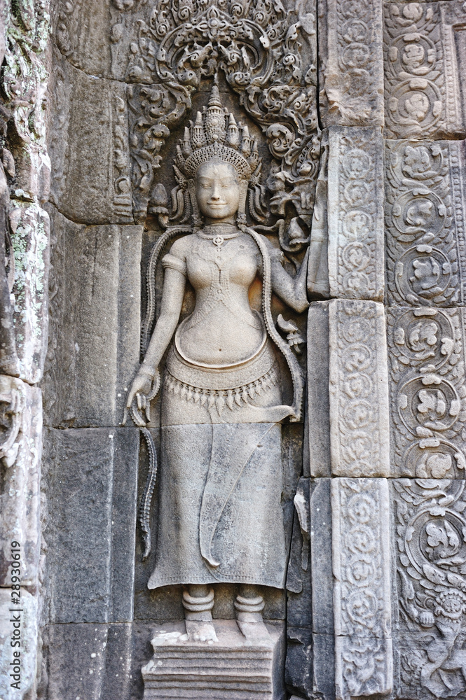 Apsara dancer in the Angkor Wat