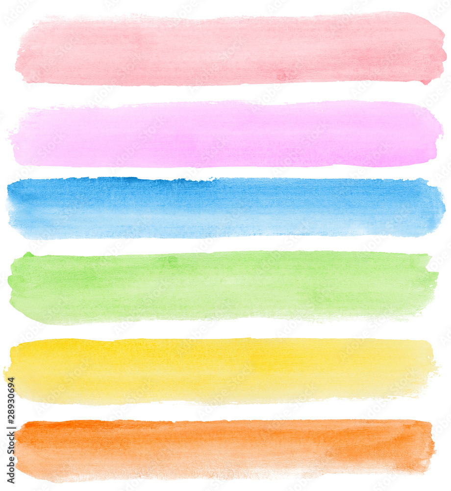 Naklejka premium watercolor banners