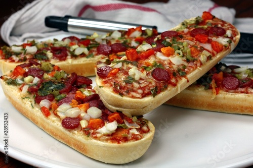 Pepperoni Baguette Pizzas