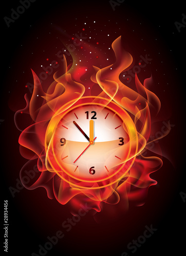 Flaming watch