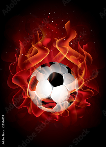 Vector fantastic soccer background