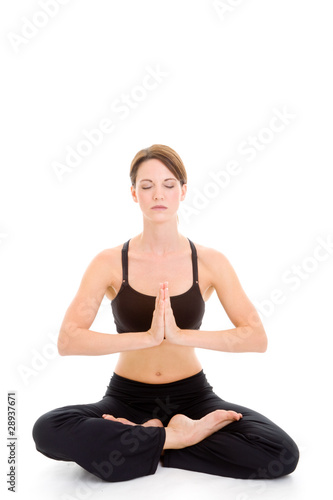 Yoga sit Legs folded
