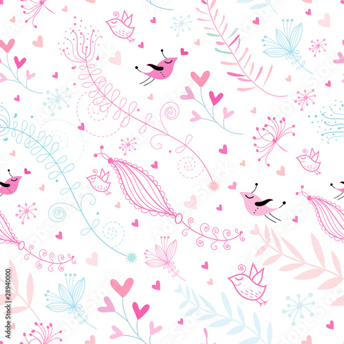 Seamless floral pattern © tanor27